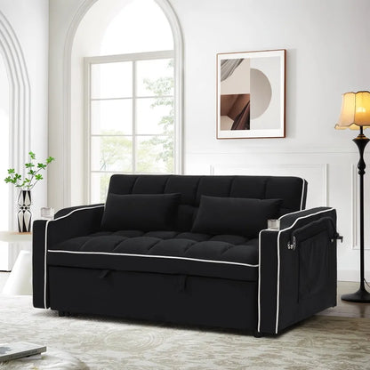 3-in-1 Convertible Loveseat