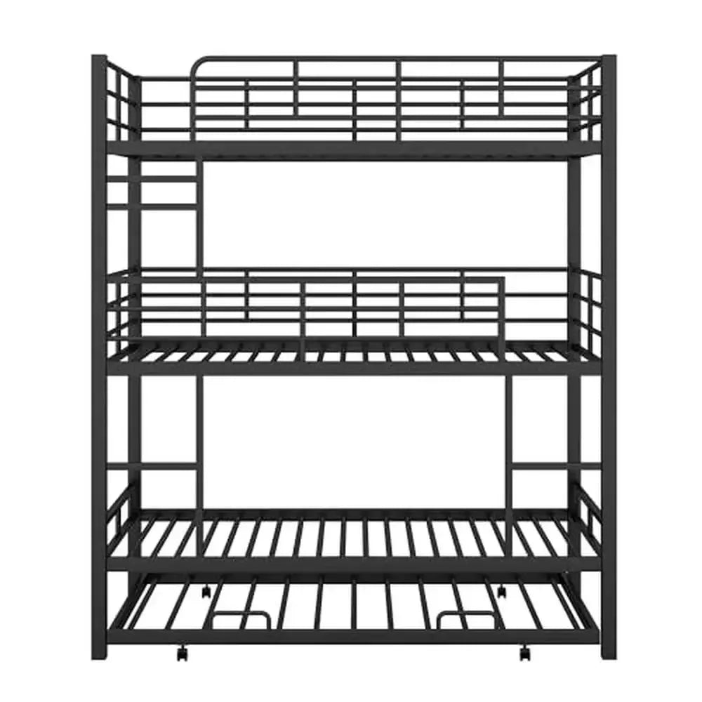 Triple Bunk Bed with Trundle