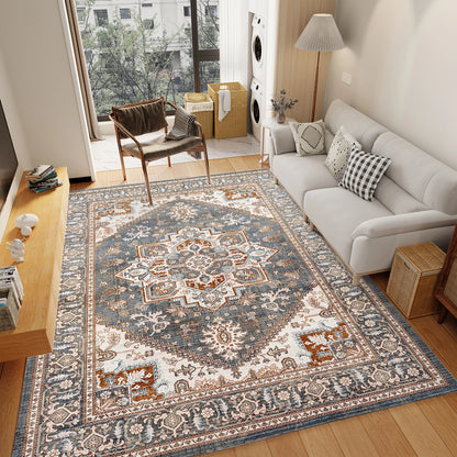 Washable Rug with Non-Slip Backing