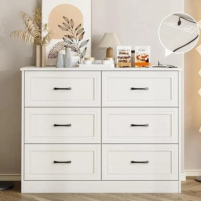6-Drawer Wide Dresser