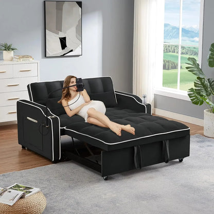 3-in-1 Convertible Sleeper Sofa Bed