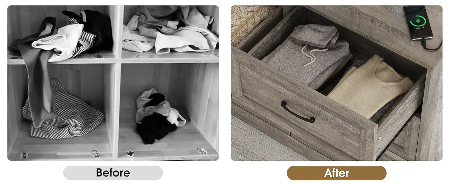 6-Drawer Wide Dresser