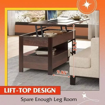 Lift-Top Coffee Table with Storage